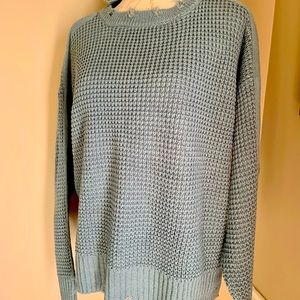 Zenana Outfitters Gray Crew Neck Sweater
